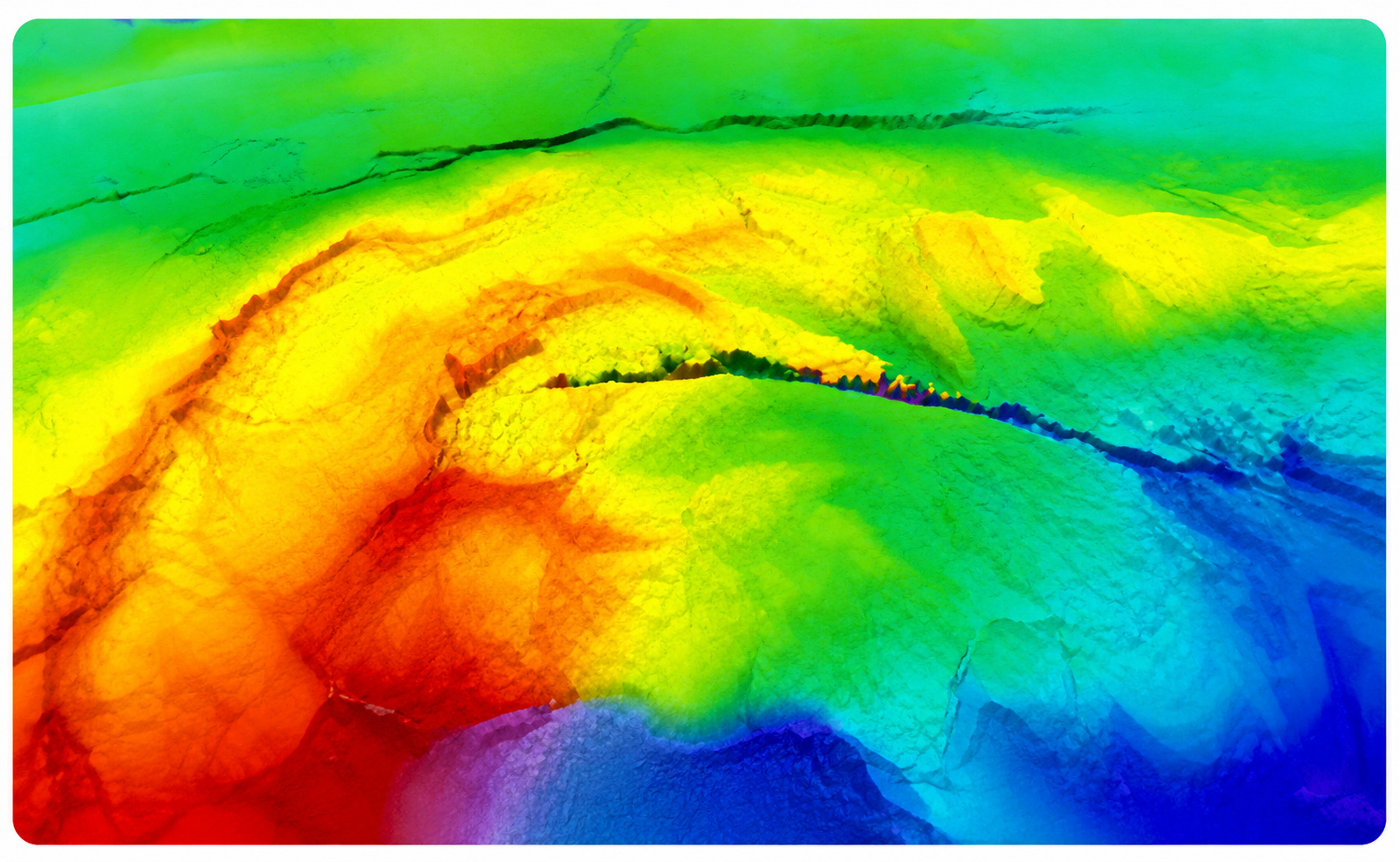 Depth and velocity model visualization